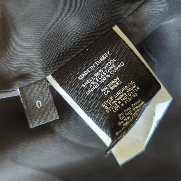 Theory Lindrayia B Admiral Crepe Women's Black Blazer Jacket - Picture 9 of 10